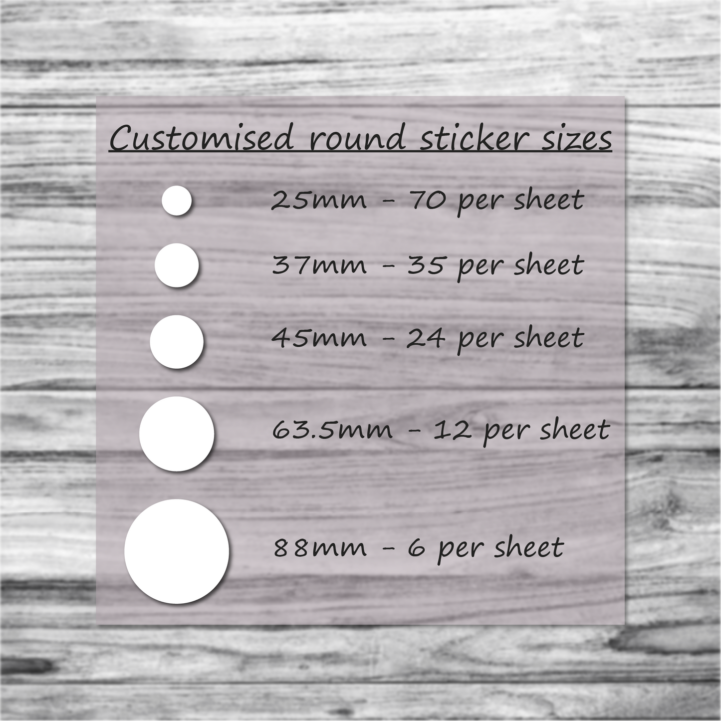 Printed Happy Easter Round Paper Stickers