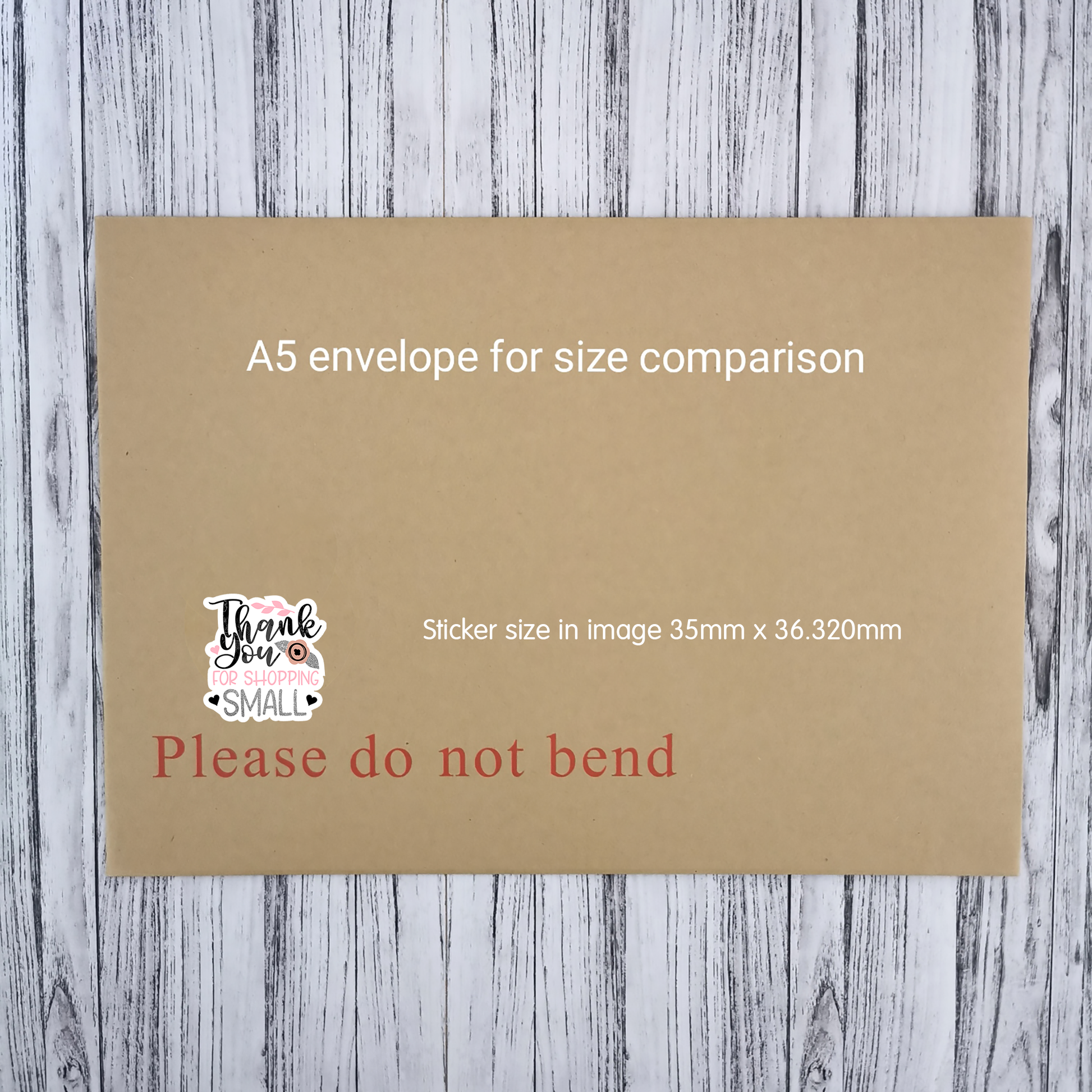 Thank you for shopping small packaging stickers die cut