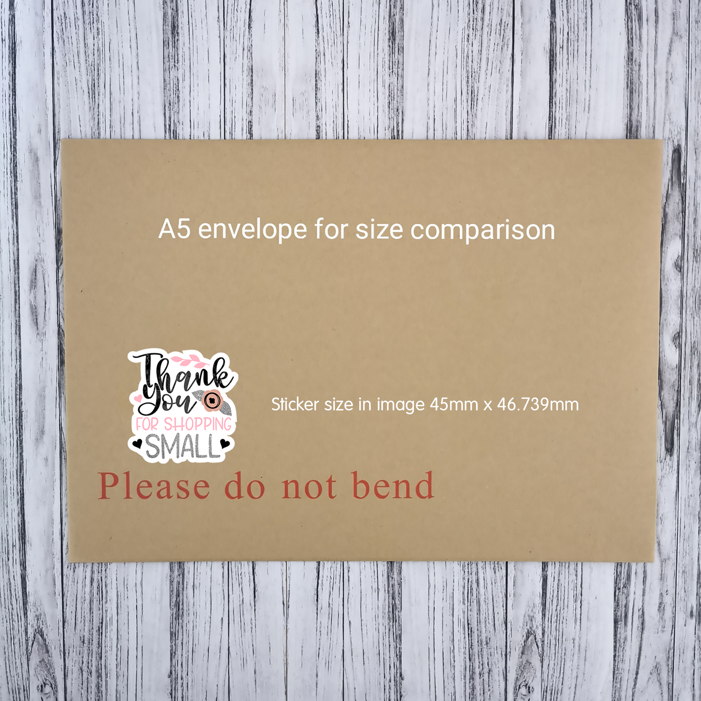 Thank you for shopping small packaging stickers die cut