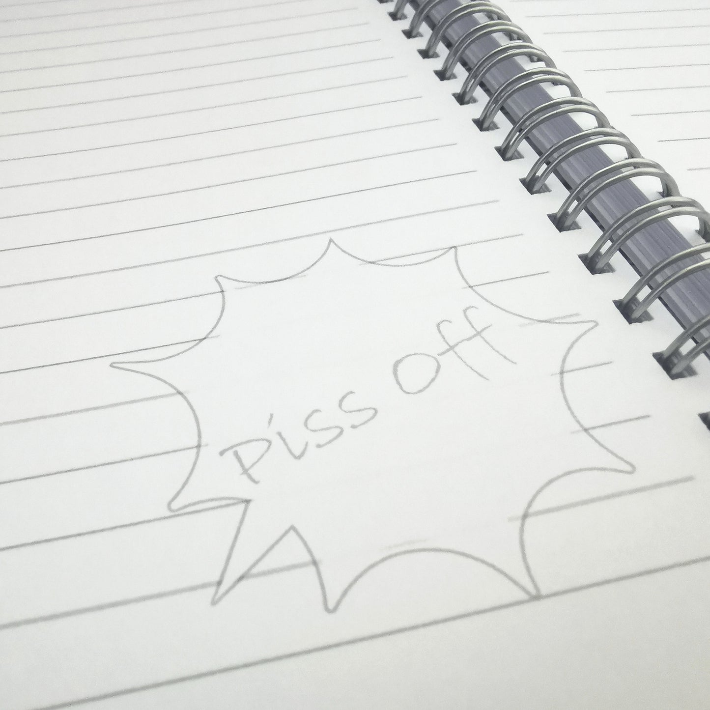 A5 Swearing Makes Me Feel Better printed lined notebook