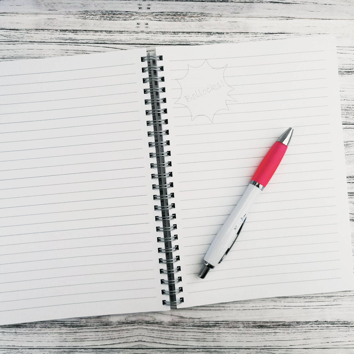 A5 Swearing Makes Me Feel Better printed lined notebook