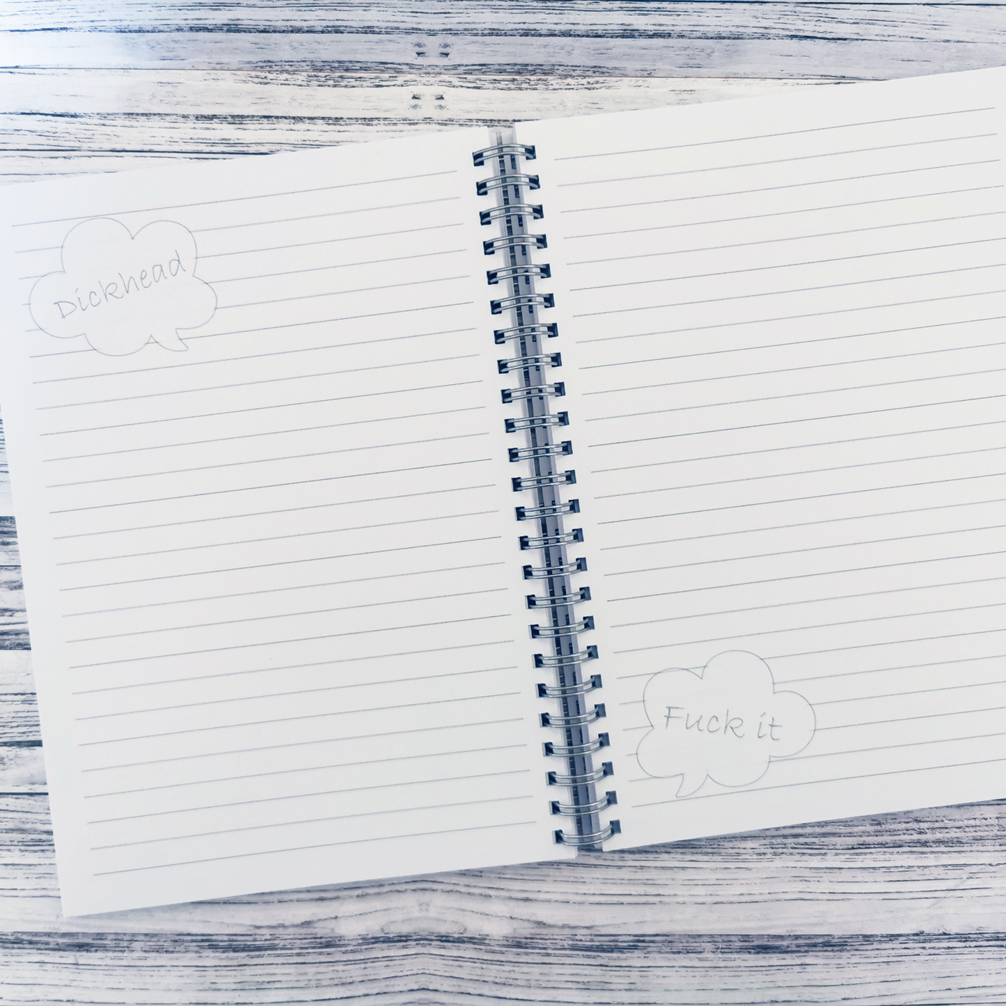 A5 Swearing Makes Me Feel Better printed lined notebook