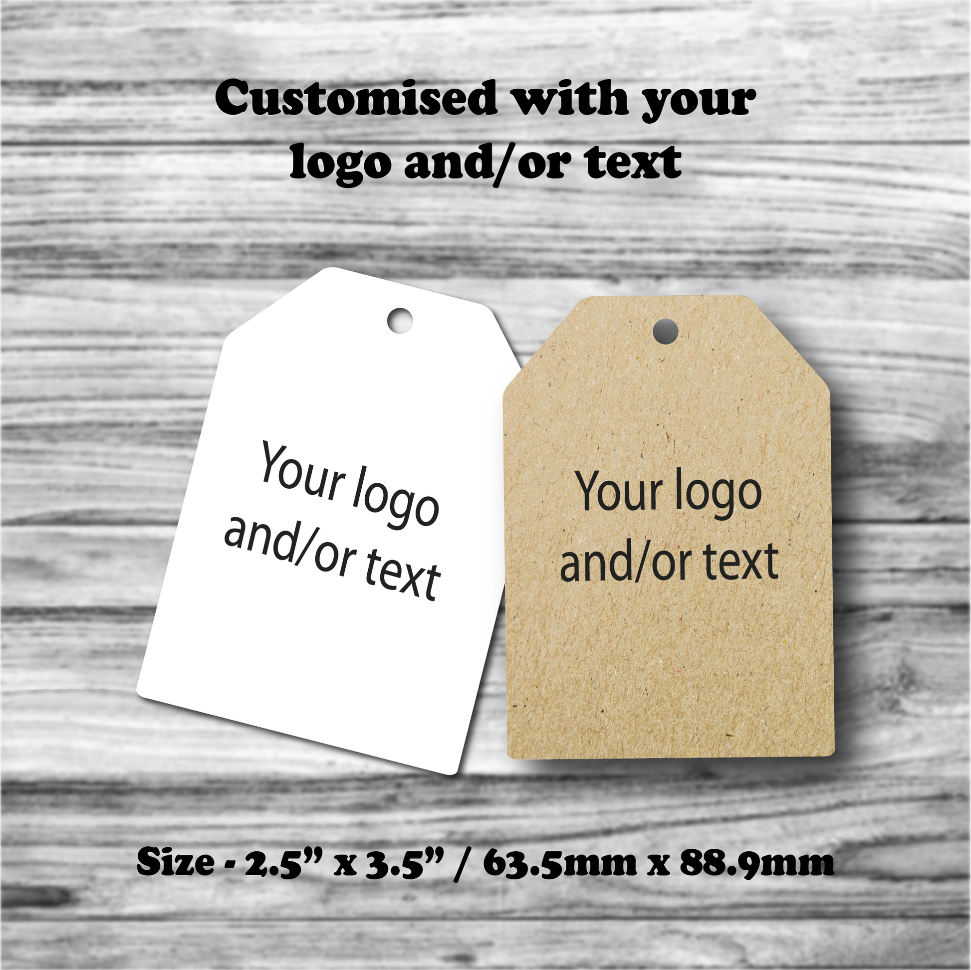 Custom printed swing tags clothing tags product tags and hang