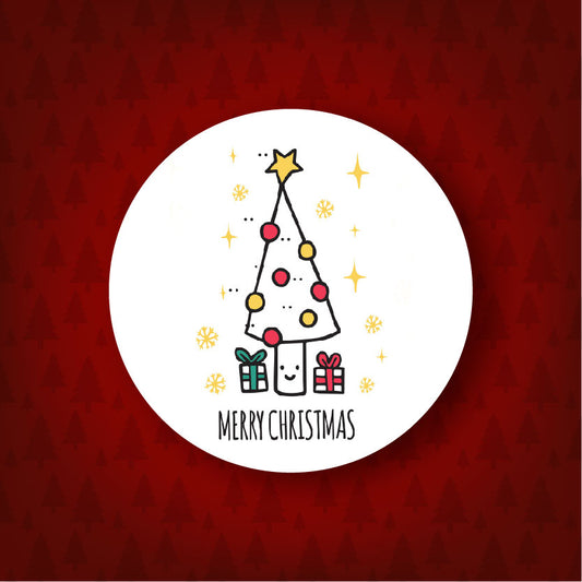 Christmas Tree with presents sticker