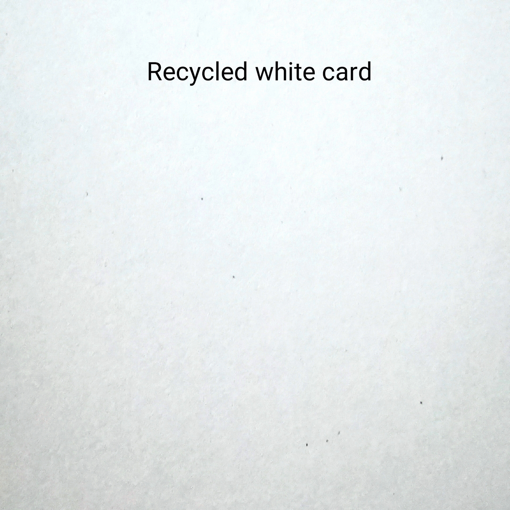 Recycled White Card Option